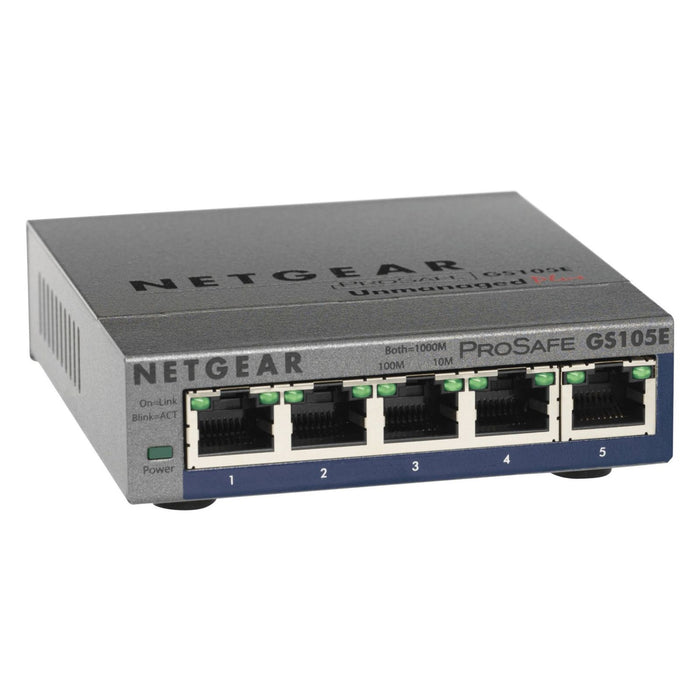 Netgear GS105E 5-Port Gigabit Ethernet Smart Managed Plus Switch