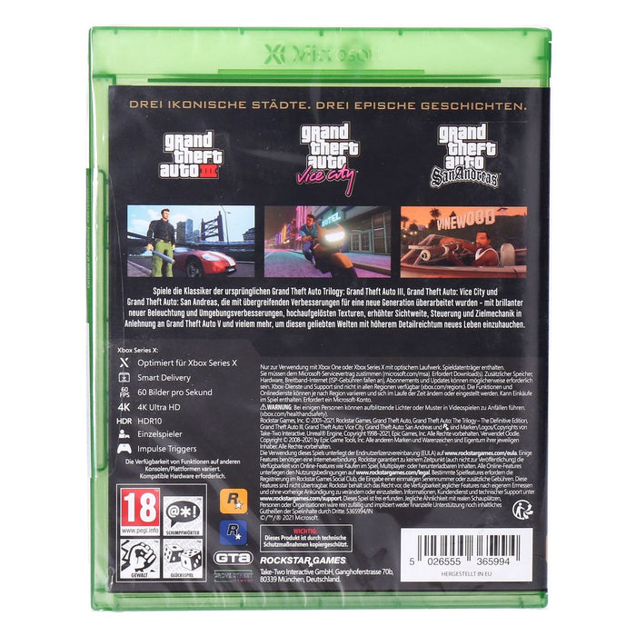 Grand Theft Auto - The Trilogy The Definitive Edition Xbox One / Xbox Series X