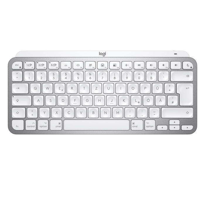 Logitech MX Keys Mini für Mac kabellose Tastatur grau QWERTZ DE