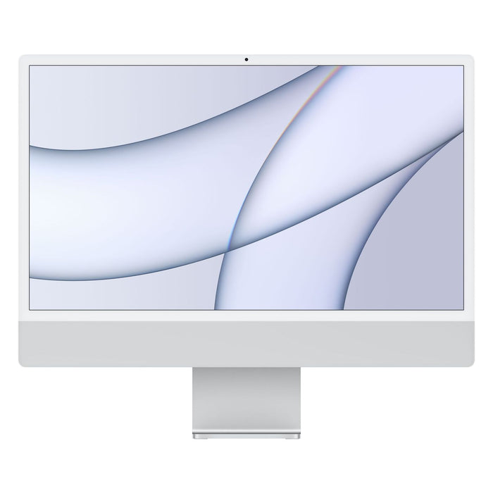 Apple iMac 24 Zoll MGPC3D/A (2021) Apple M1 Chip 8GB Ram 256GB SSD silber QWERTZ DE