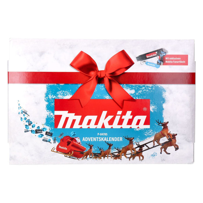 Makita Adventskalender mit exklusiven Makita Fanartikeln