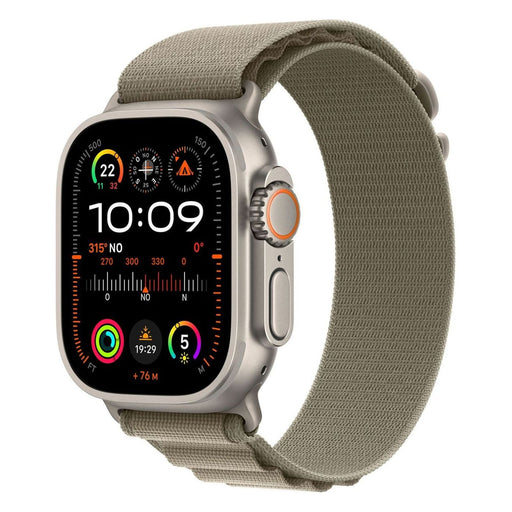 Produktbild Smartwatch - Apple Watch Ultra 2 49mm GPS + 4G Titangehäuse Alpine Loop Olive Gr. M