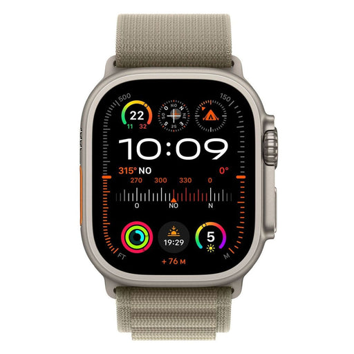 Produktbild Smartwatch - Apple Watch Ultra 2 49mm GPS + 4G Titangehäuse Alpine Loop Olive Gr. M