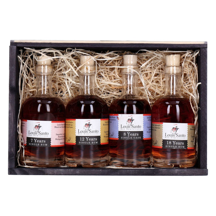 Louis Santo Premium Rum Tasting Set 4 x 0,1 L