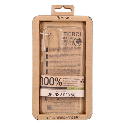Produktbild Smartphone-Hülle - Muvit Samsung Galaxy A33 5G Silicon Case Transparent