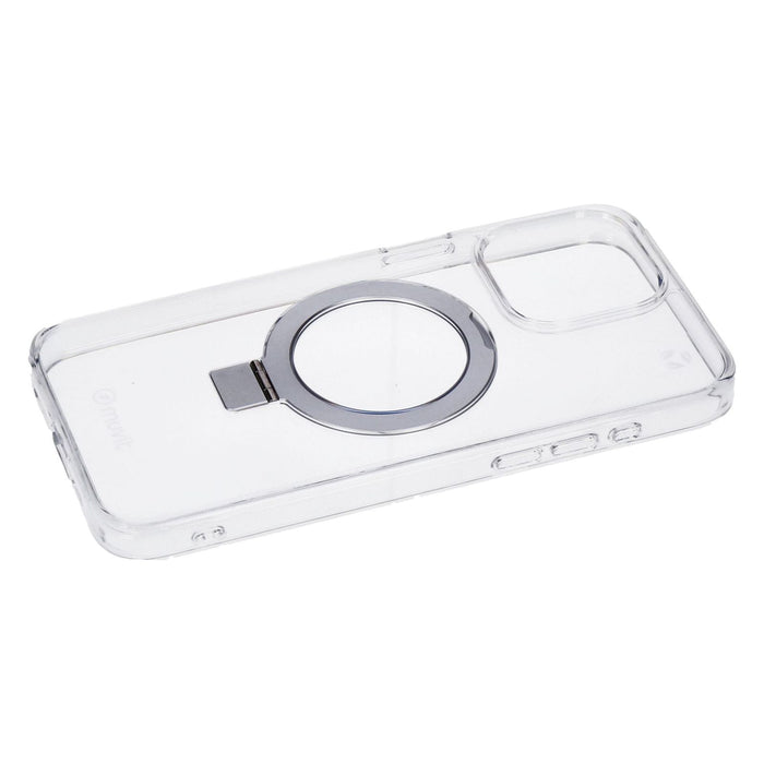 Muvit Apple iPhone 15 Pro Max Magsafe Case + Holder Transparent