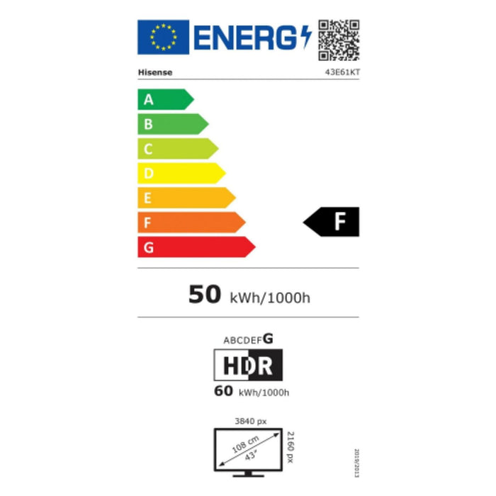 Hisense 43E61KT LED-Fernseher 43 Zoll