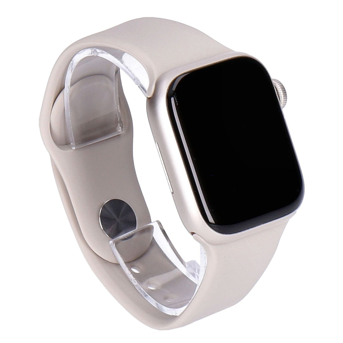 Produktbild Smartwatch - Apple Watch Series 9 41mm GPS Polarstern Aluminiumgehäuse Sportarmband Polarstern S/M