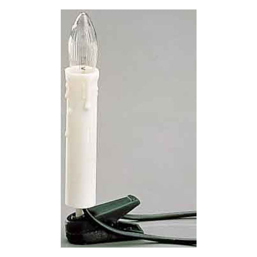 Produktbild LED-Lichterkette - Hellum Riffelkerzenkette mit 16 Kerzen 611618 Weiß