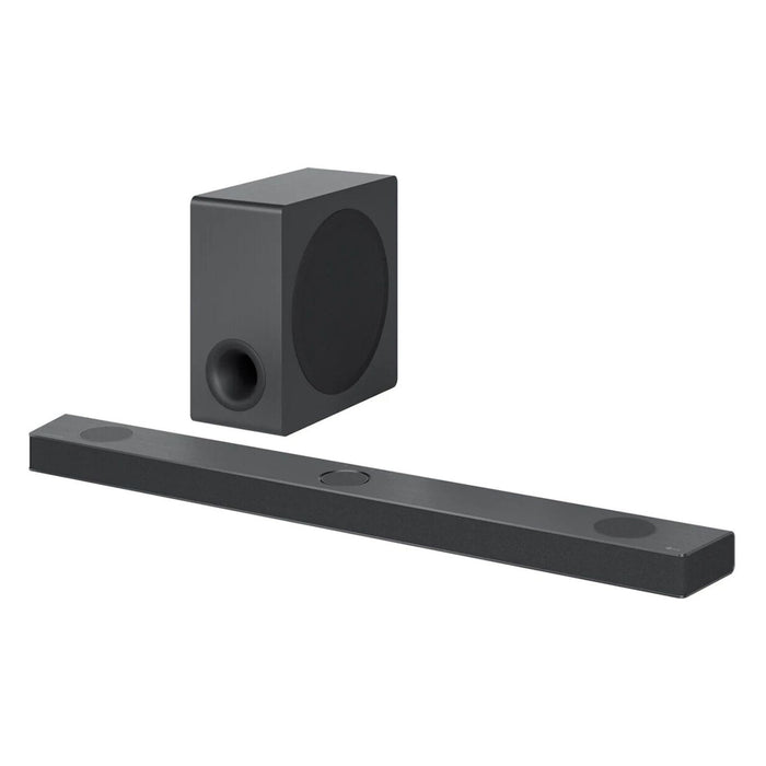 LG DS90QY 5.1.3 Soundbar mit kabellosem Subwoofer HDMI USB  Bluetooth WLAN Dunkel-Silber