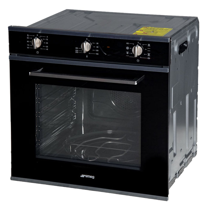 Smeg SF64M3PZN Einbaubackofen Schwarzglas 60 cm Selezione A
