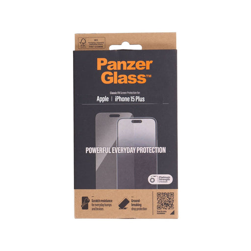 Produktbild Displayschutzglas - PanzerGlass Classic Fit Apple iPhone 15 Plus Display-Schutzglas