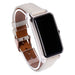 Huawei Watch Fit mini Frosty White mit Lederarmband Weiß