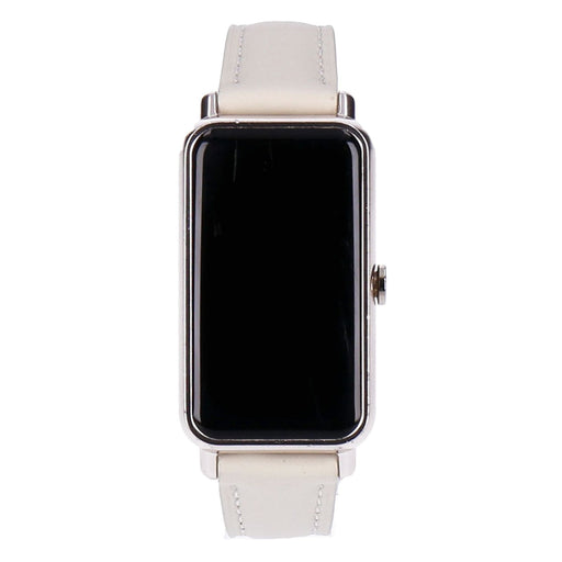 Produktbild Smartwatch - Huawei Watch Fit mini Frosty White mit Lederarmband Weiß