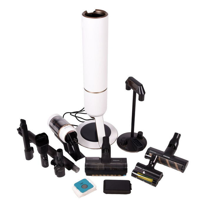 Samsung Bespoke Jet VS20A95843W Akku-Staubsauger mit Entleerungsstation 580 Watt Weiß