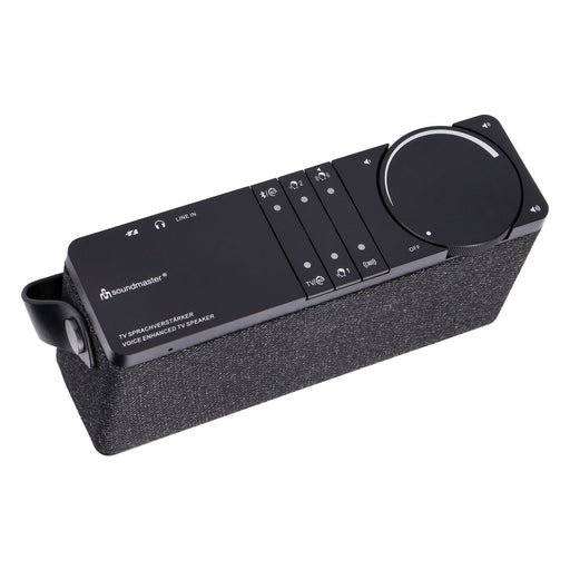 Produktbild Wireless Lautsprecher - Soundmaster TVL24SW „Horst“ kabelloser TV Lautsprecher mit Sprach-/Dialogverstärker Schwarz