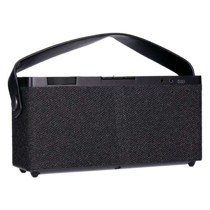 Soundmaster TVL24SW „Horst“ kabelloser TV Lautsprecher mit Sprach-/Dialogverstärker Schwarz