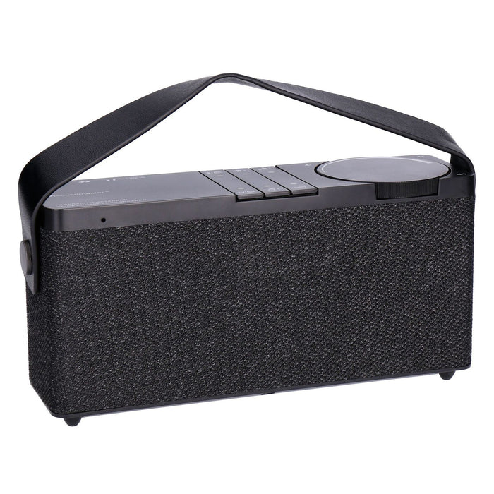 Soundmaster TVL24SW „Horst“ kabelloser TV Lautsprecher mit Sprach-/Dialogverstärker Schwarz