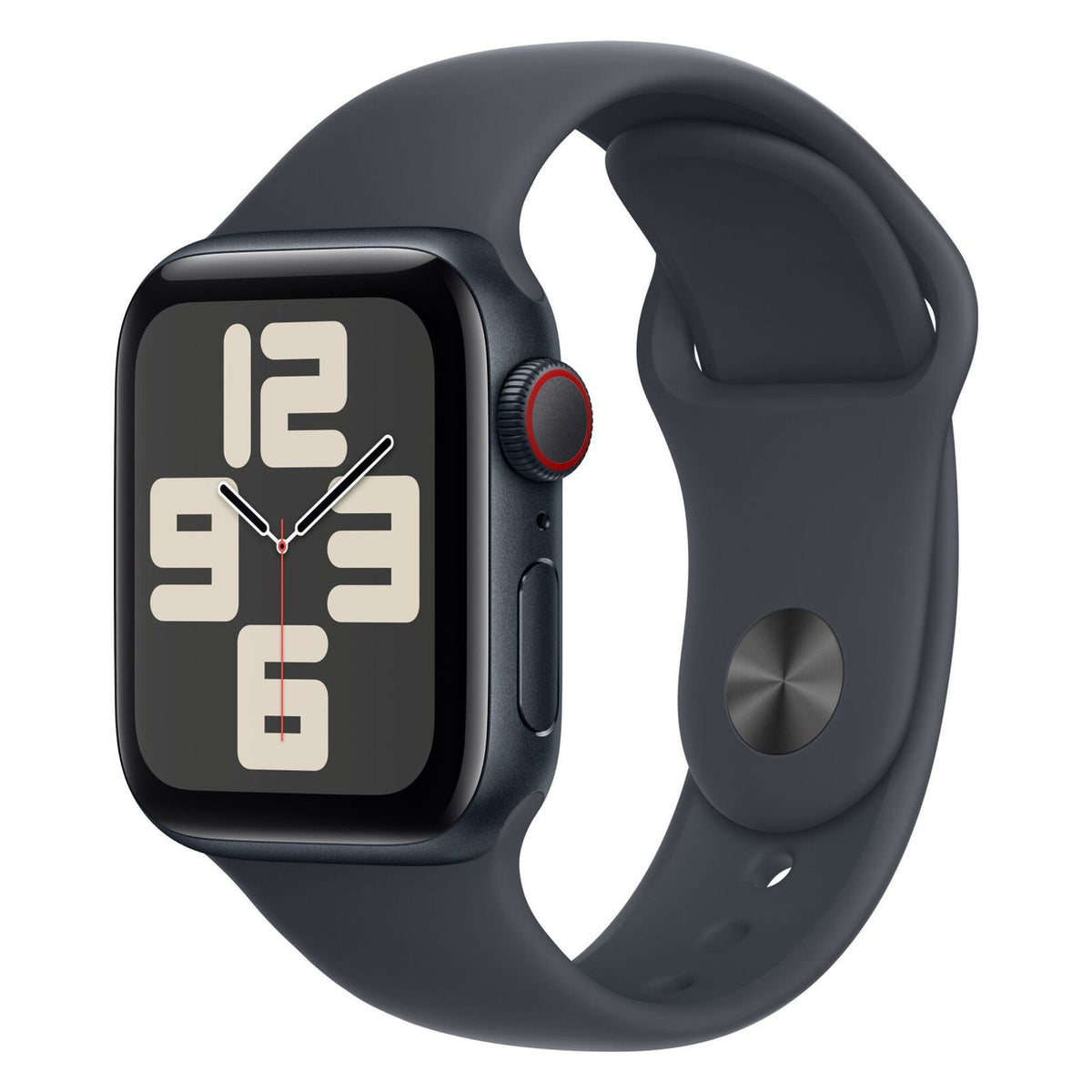 Produktbild Smartwatch - Apple Watch SE 2 40mm GPS + 4G Mitternacht Aluminiumgehäuse mit Sportarmband Mitternacht S/M