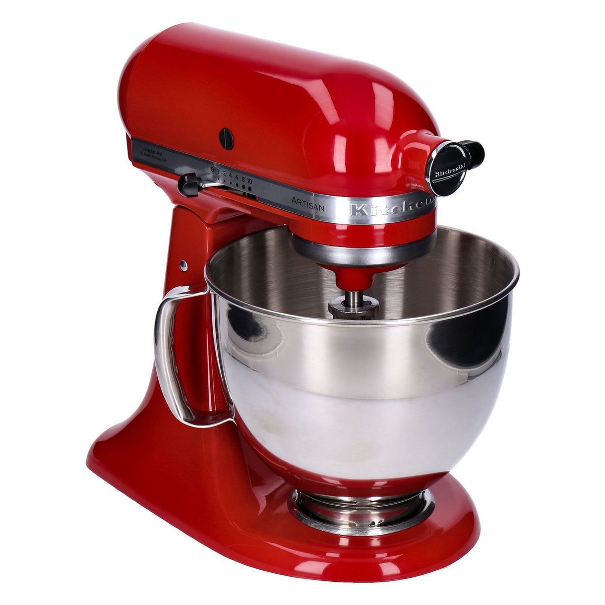 Produktbild Küchenmaschine - KitchenAid Artisan Küchenmaschine Veggi Set BUNDLEVEGGIEER 5KSM125 4,8L 300W Empire Rot