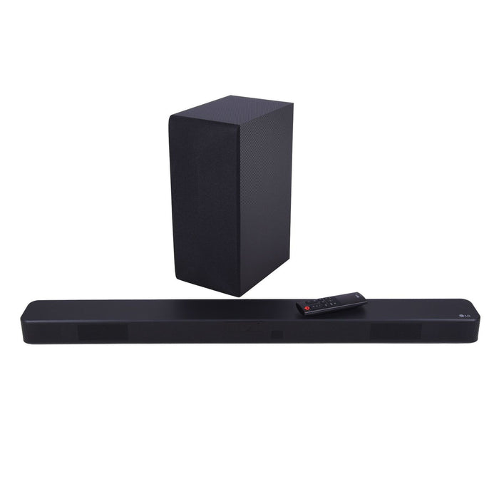 LG 2.1 Soundbar mit 300 Watt kabelloser Subwoofer