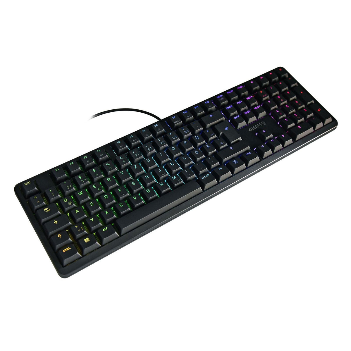 Produktbild Gaming-Tastatur - CHERRY G80-3000N RGB Tastatur USB QWERTZ Deutsch Schwarz