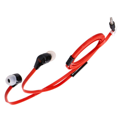 In Ear Kopfhörer 3,5mm Klinke schwarz rot