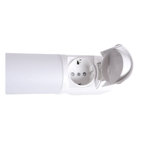 Produktbild LED Außen-Wandleuchte - RZB LED-Wand- / Deckenleuchte 15W 4000K 977x55 m. Steckd.