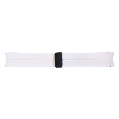 D-Buckle Silikon Sportarmband Weiß 20mm Samsung Galaxy Watch 7/6/5/4