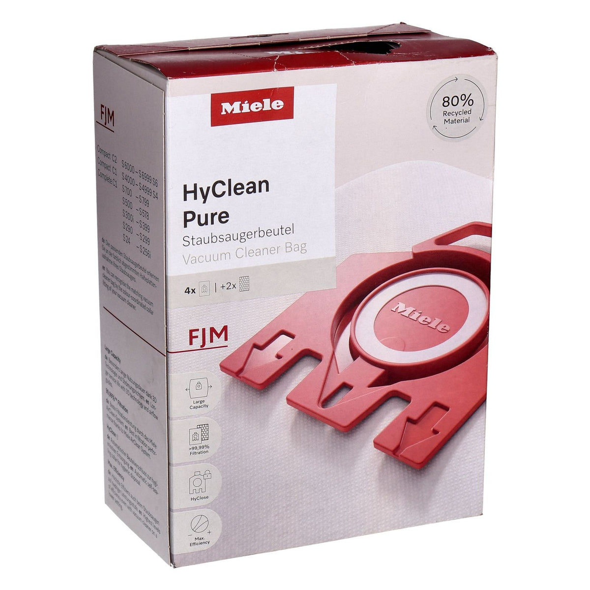 Produktbild Staubsaugerbeutel - Miele Staubbeutel HyClean FJM Pure