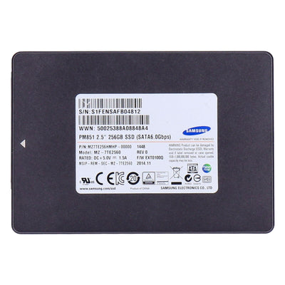 PM851 int. 2,5" SATA SSD 256GB