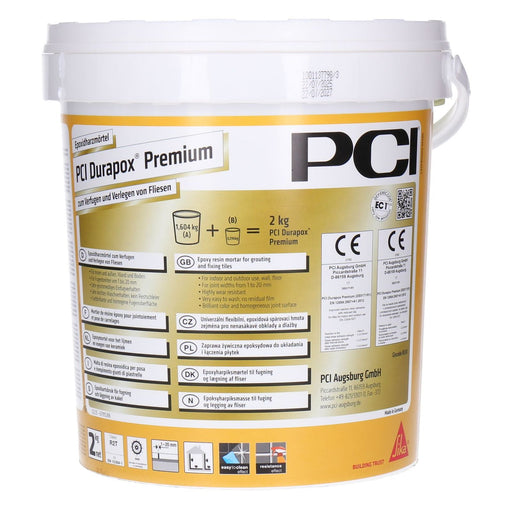 Produktbild Fliesenkleber - PCI Durapox Premium 2kg Silbergrau 3789