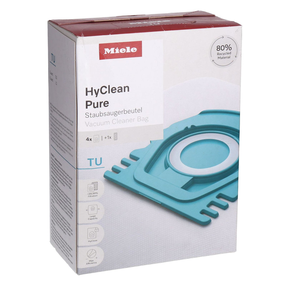 Produktbild Staubsaugerbeutel - Miele Staubsaugerbeutel HyClean Pure TU GuardL1/S1