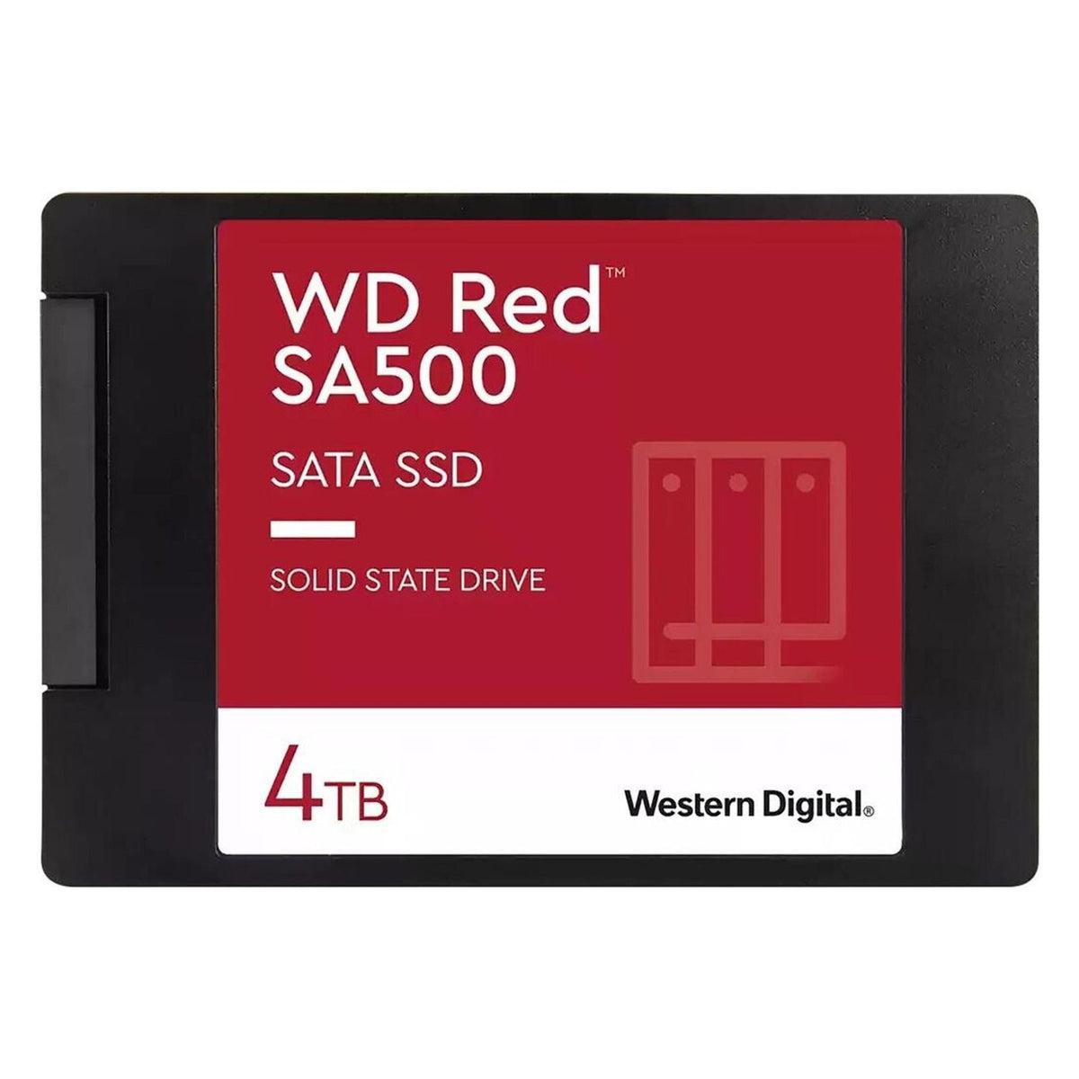 Produktbild interne SSD-Festplatte - Western Digital Red WDS400T2R0A SSD_Festplatte 4 TB 2.5" Serial ATA III 3D NAND