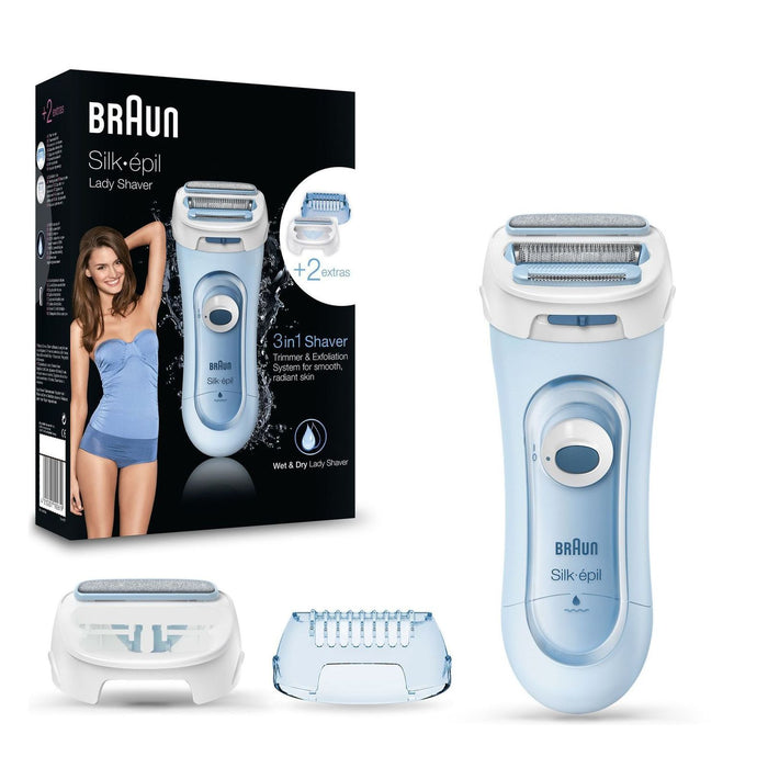 Braun Silk-épil Lady Shaver 5160 Ladyshaver blau