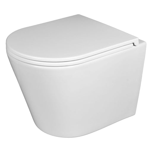 Produktbild Tiefspül-WC - uniDomo BASIC spülrandlos Wand-WC inkl. WC-Sitz Absenkautomatik