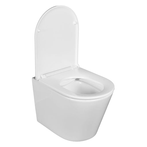 Produktbild Tiefspül-WC - uniDomo BASIC spülrandlos Wand-WC inkl. WC-Sitz Absenkautomatik