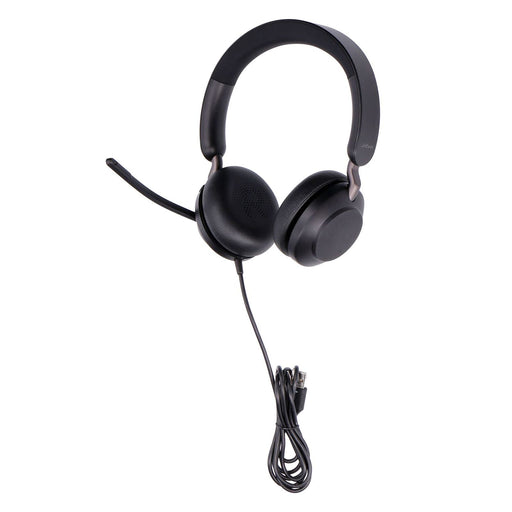 Produktbild PC-Headset - Jabra Evolve2 40 On-Ear PC-Headset USB-A Schwarz