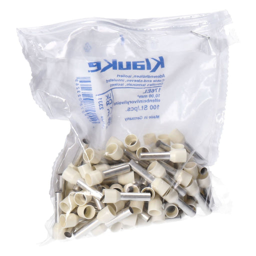Produktbild Aderendhülsen - Klauke Aderendhülse 10mm² 176/EL Weiß 100 Stk.