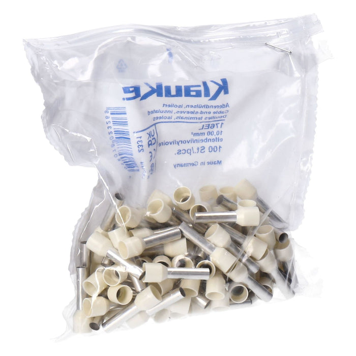 Klauke Aderendhülse 10mm² 176/EL Weiß 100 Stk.