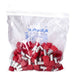 Klauke Zwillings-Aderendhülse 2x 10mm² isol. 87614 Rot 100 Stk.