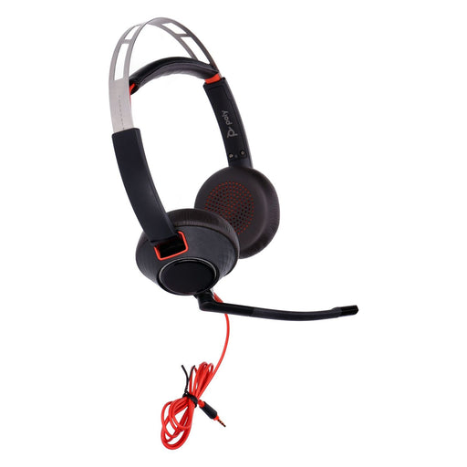 Produktbild Stereo-Headset - Poly Blackwire C5220 Stereo-Headset USB-A/Klinke 3,5 mm Schwarz (Bulk)