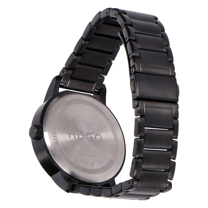 Hugo Define Herren Quarzuhr schwarz