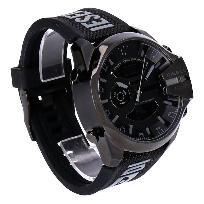 Diesel Mega Chief Herren Quarzuhr Schwarz 64 mm