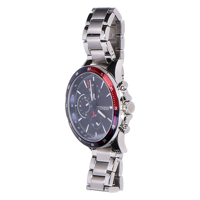 Tommy Hilfiger Bank Quarzuhr für Herren Edelstahl