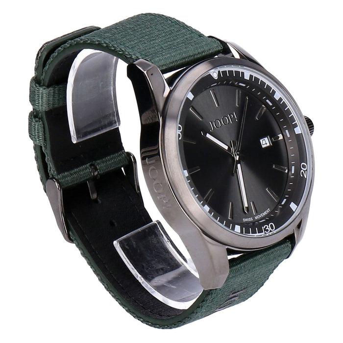 Joop! Quarzuhr für Herren Textilarmband grün