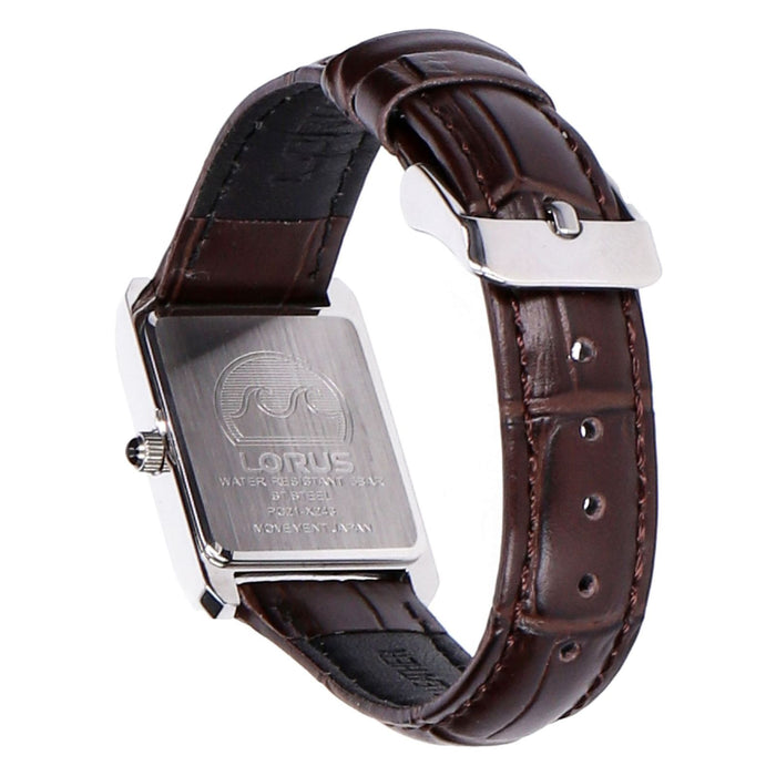Lorus Damen Analog Quarz Uhr mit Leder Armband