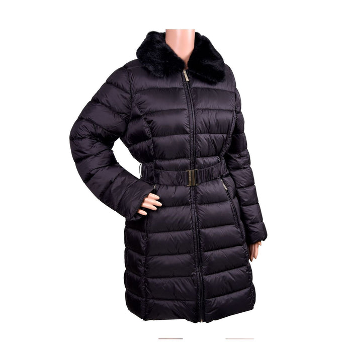 Michael Kors Wintermantel schwarz Slim Fit Damen M