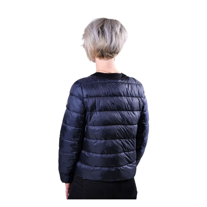 Michael Kors Daunenjacke dunkelblau komprimierbar abgestepptes Nylon Damen M