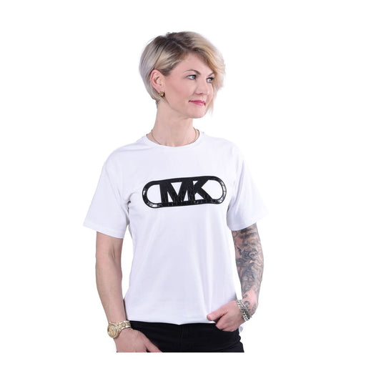 Produktbild T-Shirt - Michael Kors T-Shirt Loose Fit weiss Damen  L